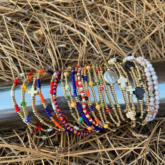 14k gold filled beaded bracelets - Picture 14 of 14